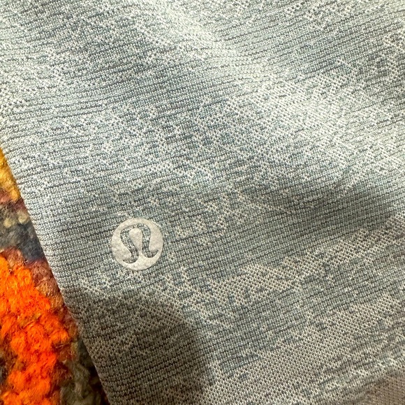 Lululemon Swiftly Speed Hooded 1/2 Zip Water Resistant Hoodie Aqua Smoke Sz 4 - Picture 6 of 8